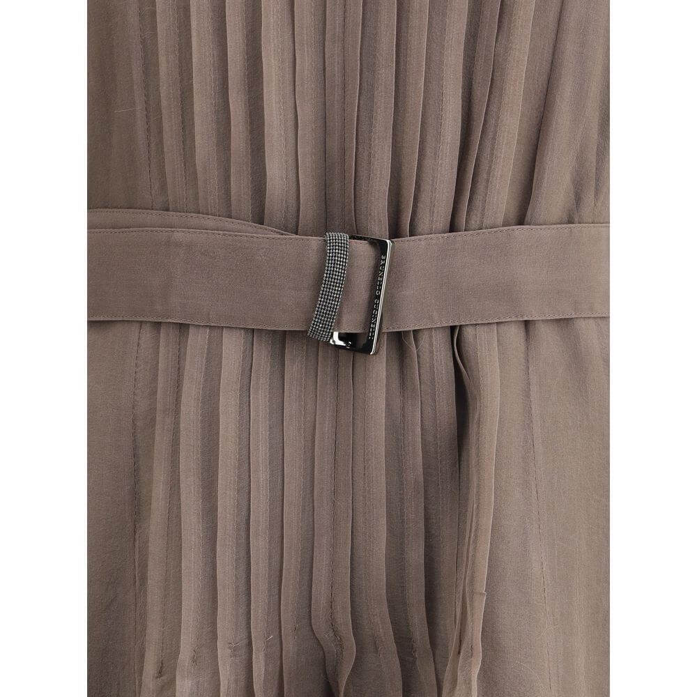 Brunello Cucinelli Silk Long Dress BR-MF940A5336C2925-L