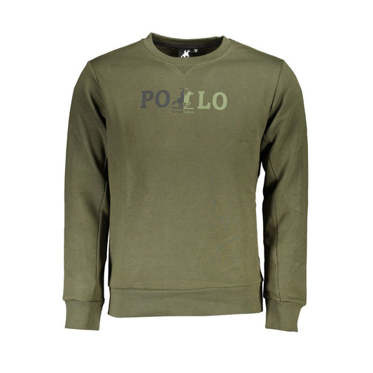 U.S. Grand Polo Elegant Green Crew Neck Sweatshirt 1728,67403481248,Clothing,Green,Men,Men - Clothing,New with tags,Sweaters - Men - Clothing,U.S. Grand Polo,XXL U.S. Grand Polo US-27710-XXL
