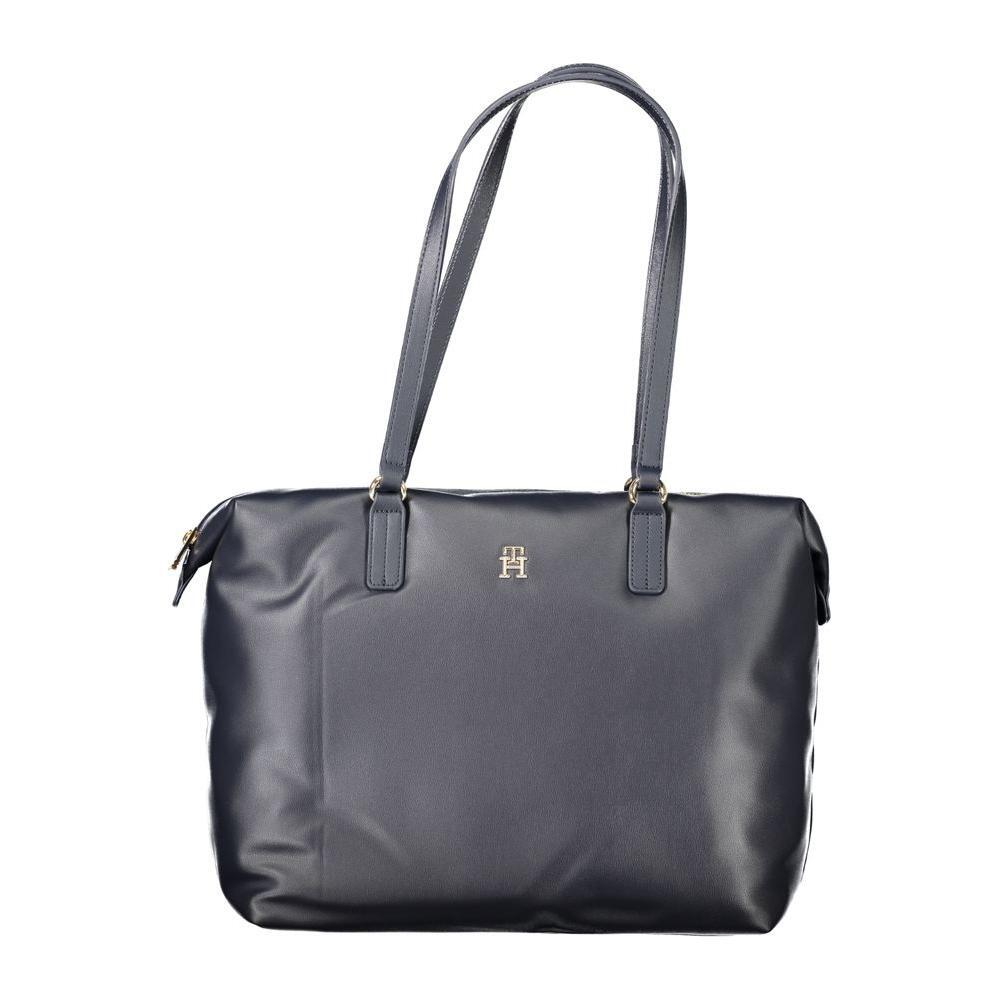 Tommy Hilfiger Blue Polyester Women Handbag TO-33673