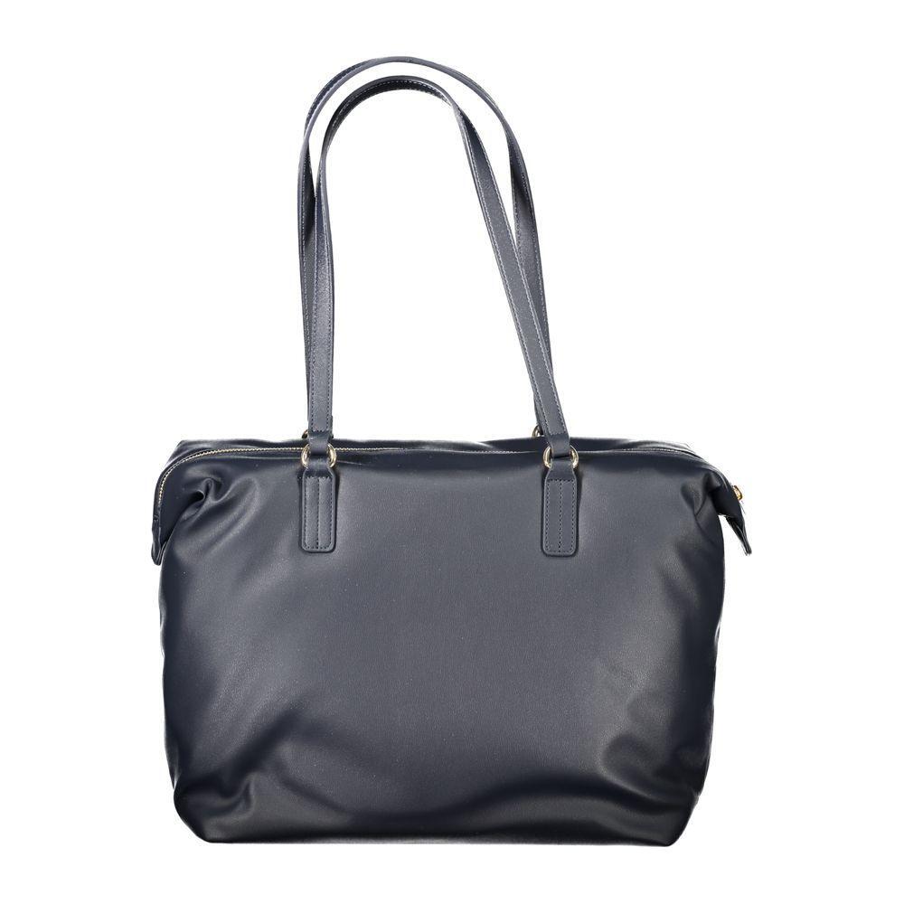Tommy Hilfiger Blue Polyester Women Handbag TO-33673
