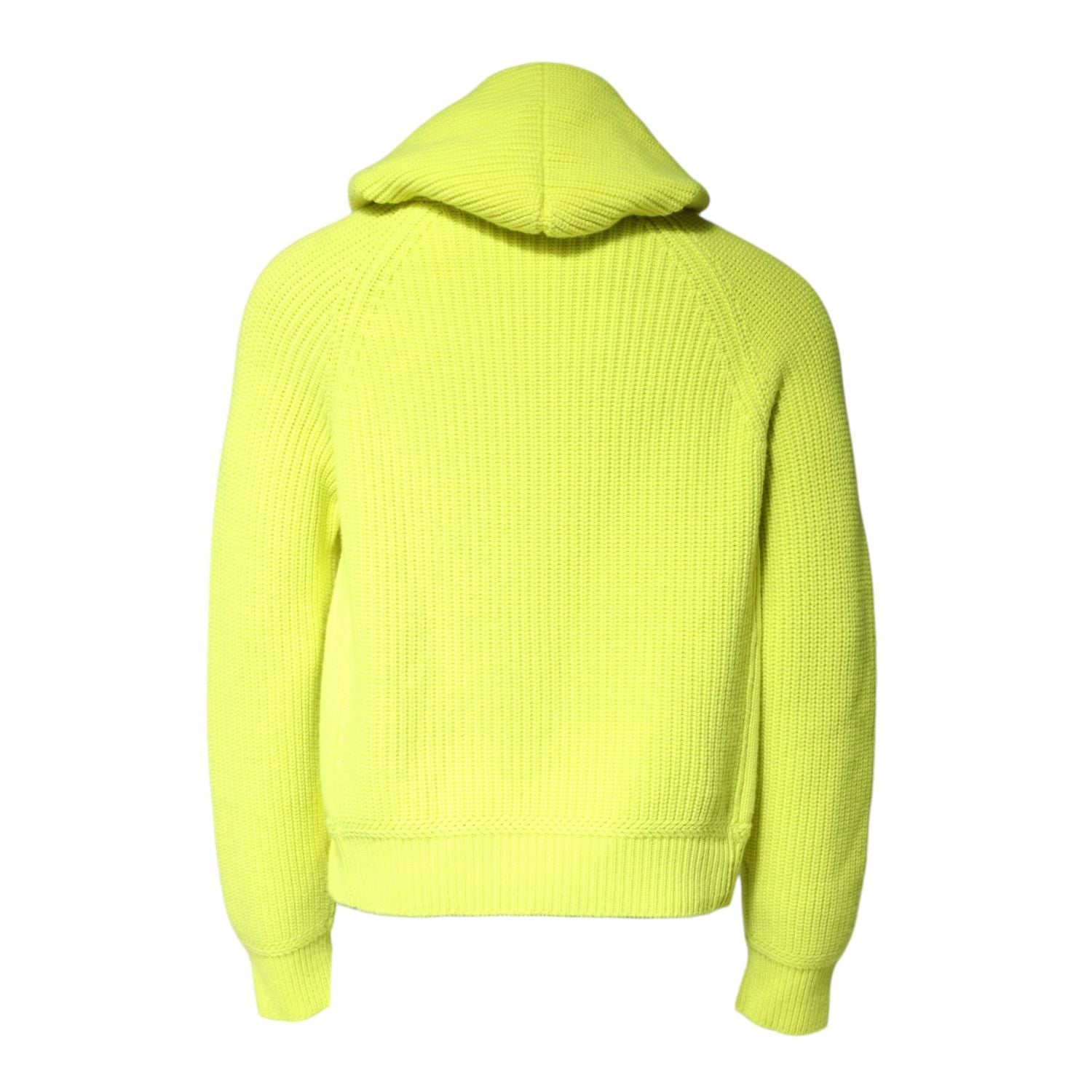 Dolce & Gabbana Green 69 Knit Hooded Men Pullover Sweater