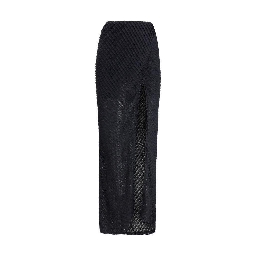 Charo Ruiz-Charo Ruiz Long Skirt Eris-1728,72470364320,Black,Charo Ruiz,Clothing,New with tags,S,Skirts - Women - Clothing,Women,Women - Clothing-CH-255403BLACKTANNI-S
