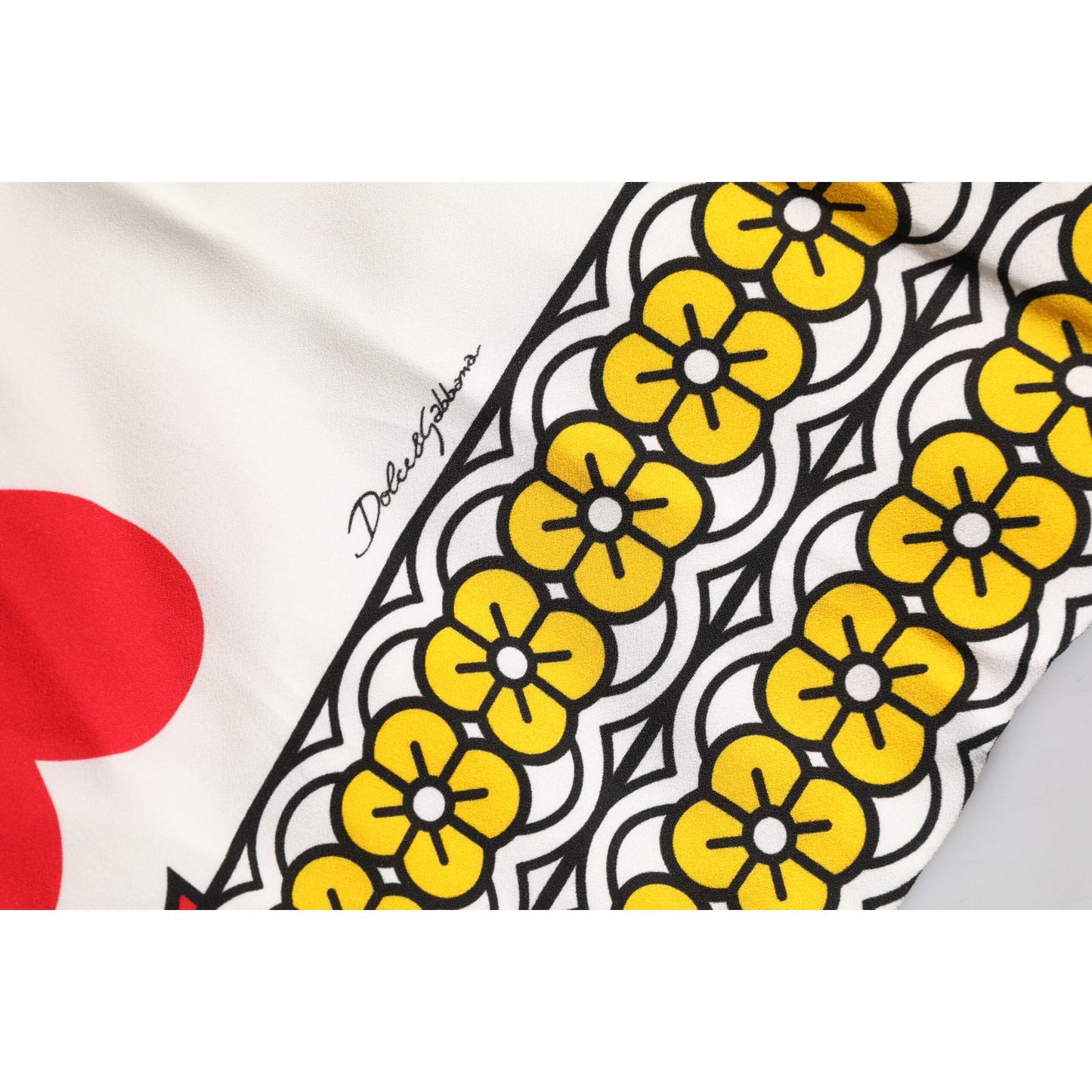 Dolce & Gabbana White Queen Of Hearts Sleeveless Maxi Dress