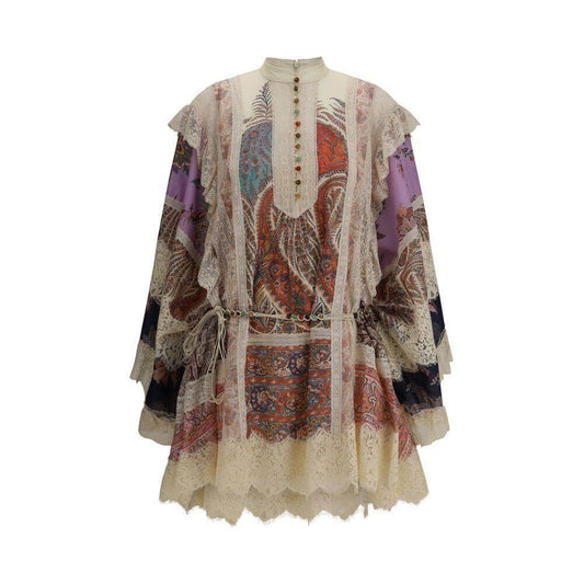 Zimmermann Rhiannon short Dress ZI-3308DSS251SPLI-1