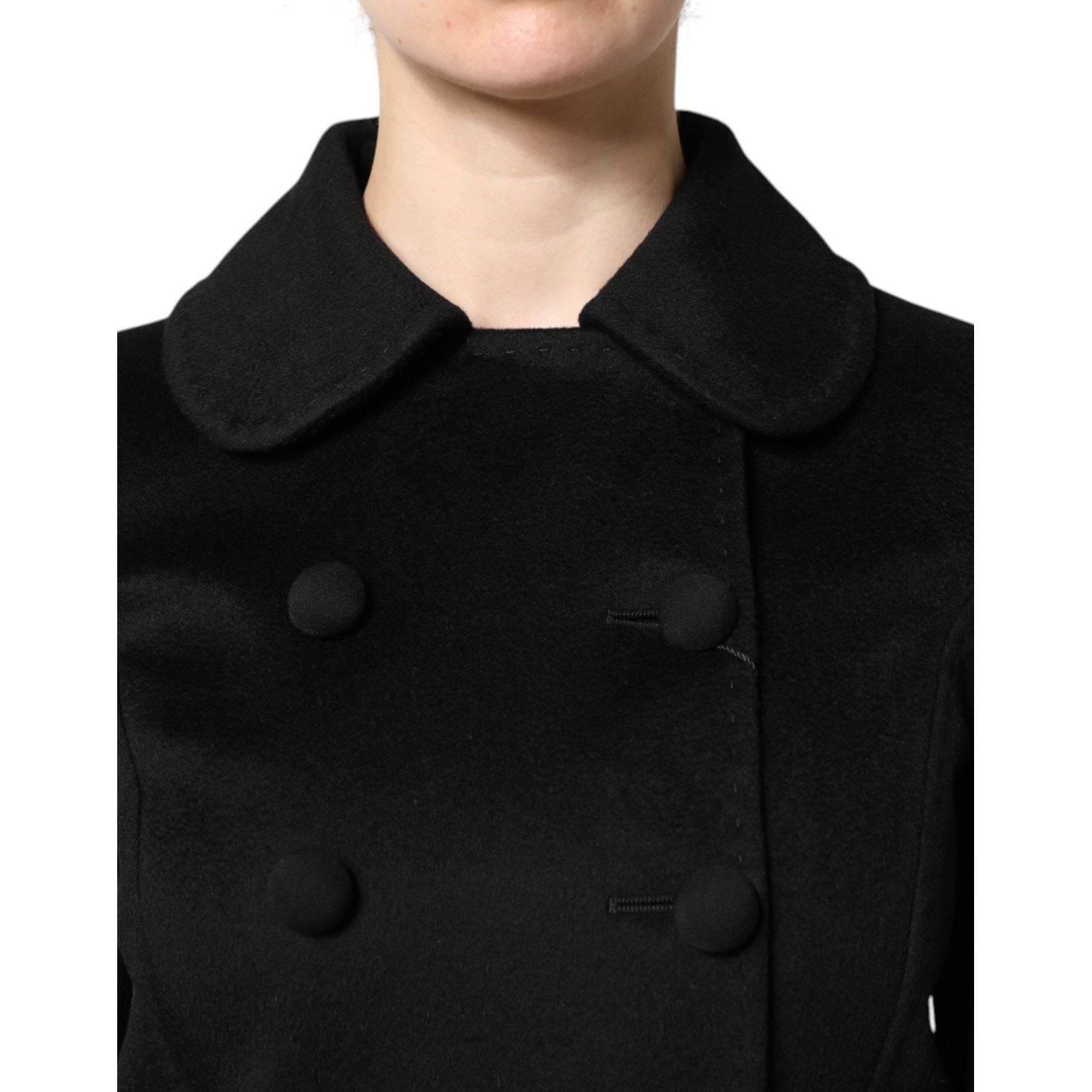 Dolce & Gabbana Black Wool Sartoria Italiano Blazer Jacket