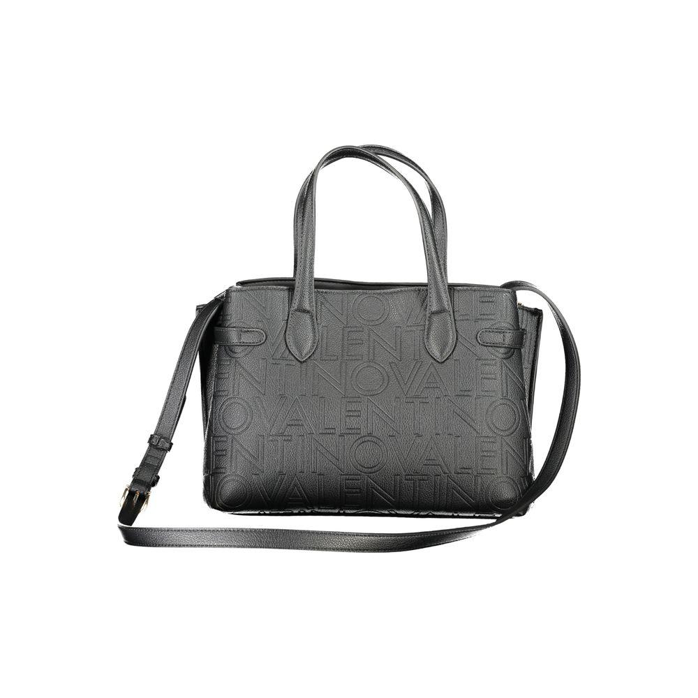 Front view with bag zipped and handles upright.