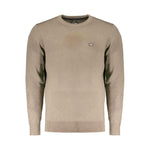 Norway 1963 Brown Wool Men Sweater NO-32067-3XL