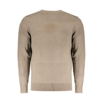 Norway 1963 Brown Wool Men Sweater NO-32067-3XL
