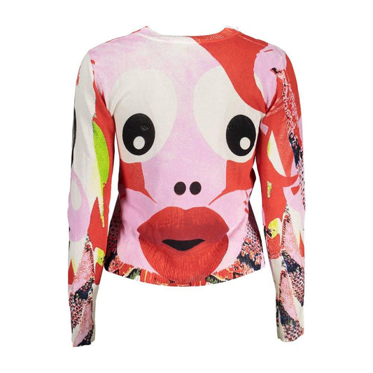 Desigual Pink Viscose Women Sweater