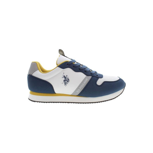 U.S. POLO ASSN. Blue Polyester Men Sneaker