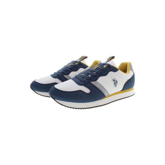U.S. POLO ASSN. Blue Polyester Men Sneaker