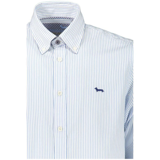 Harmont & Blaine Light Blue Cotton Men Shirt