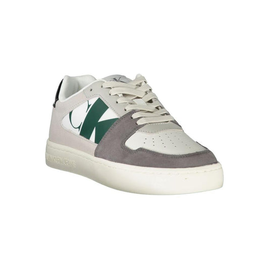 Calvin Klein White Polyester Men Sneaker