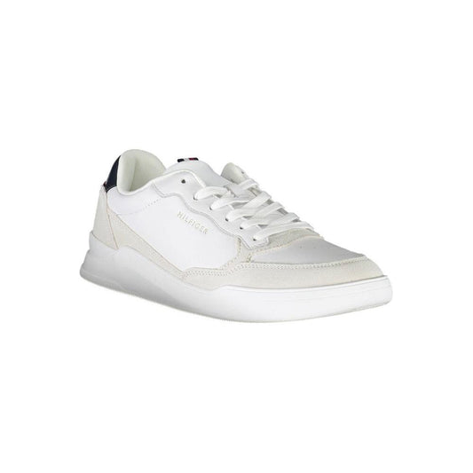 Tommy Hilfiger White Leather Men Sneaker