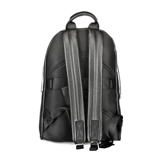 Calvin Klein Black Polyester Men Backpack