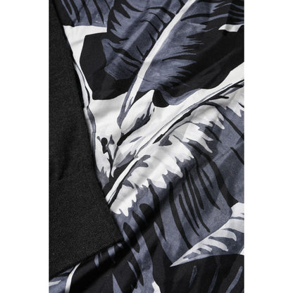 Dolce & Gabbana Black Printed Knitted Men Pullover Sweater