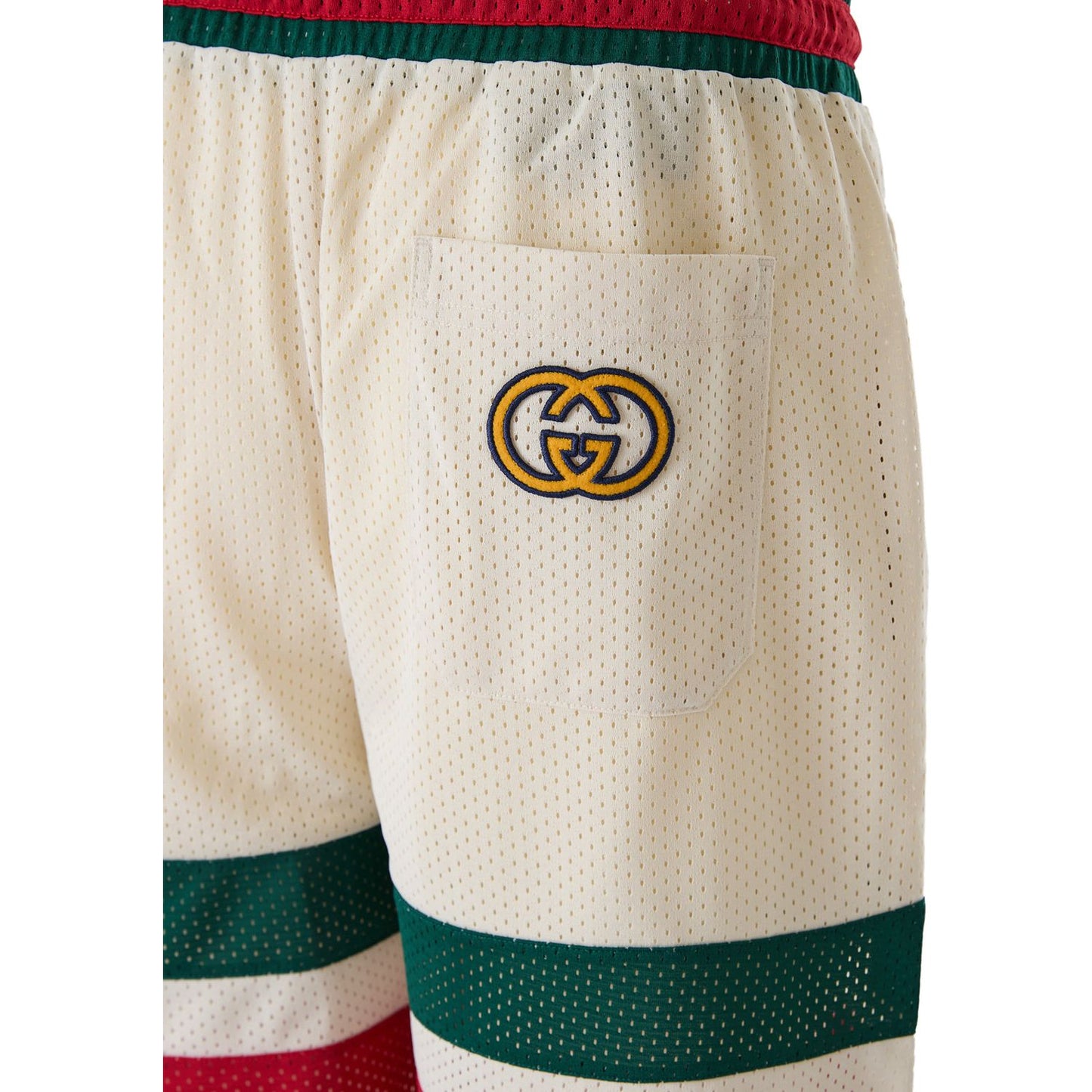 Gucci Cream polyester Logo Shorts 737407XJFFK9325_44
