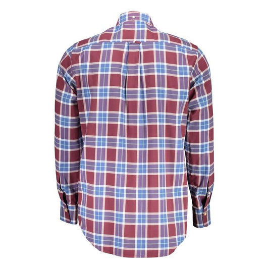 Gant Purple Cotton Men Shirt GA-6848-S