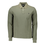 U.S. POLO ASSN. Green Cotton Men Polo Shirt US-9248-XXL