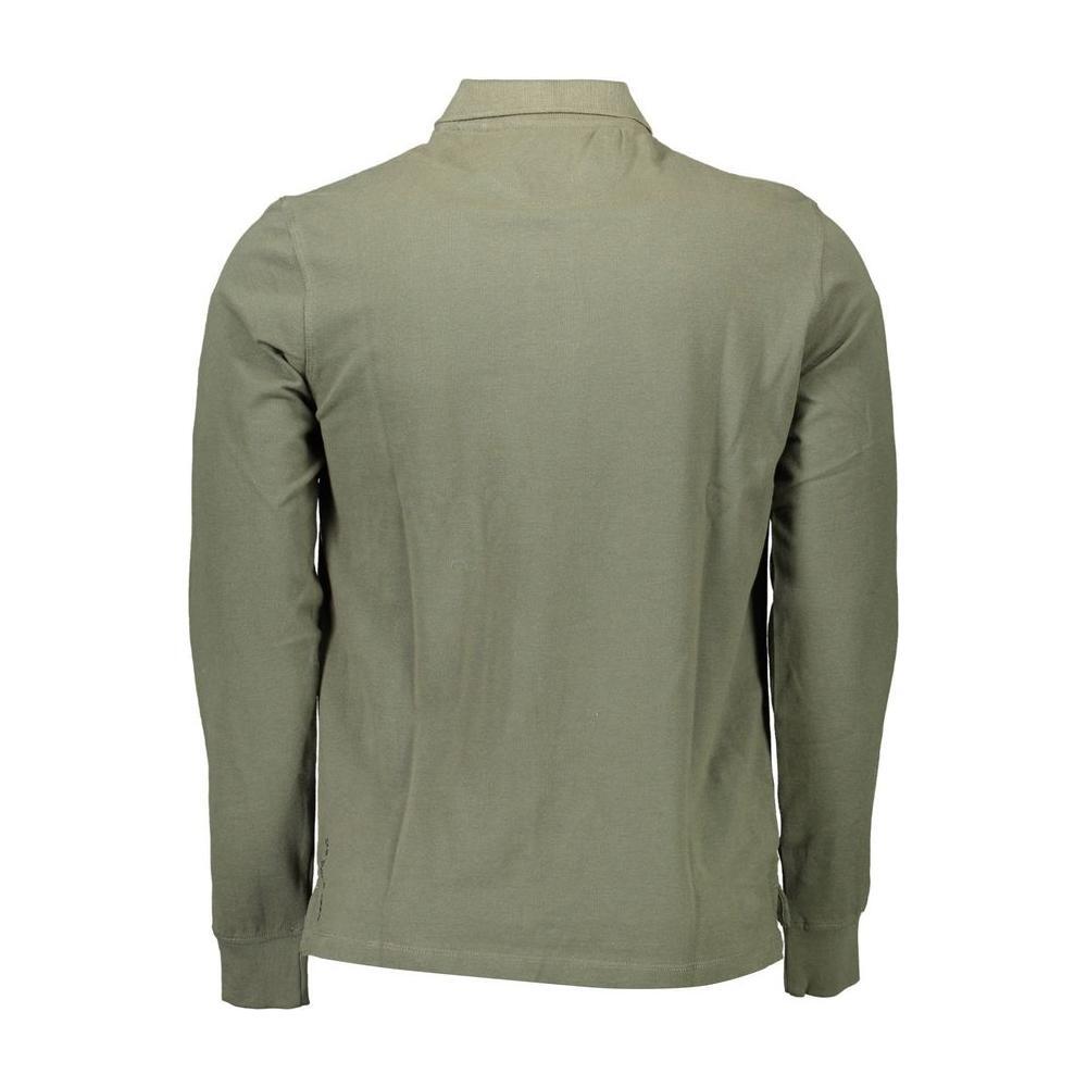 U.S. POLO ASSN. Green Cotton Men Polo Shirt US-9248-XXL