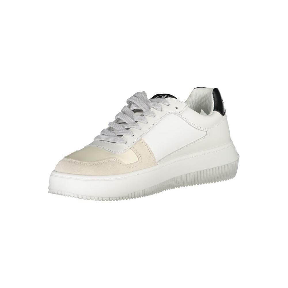 Calvin Klein Bianco Leather Women Sneaker
