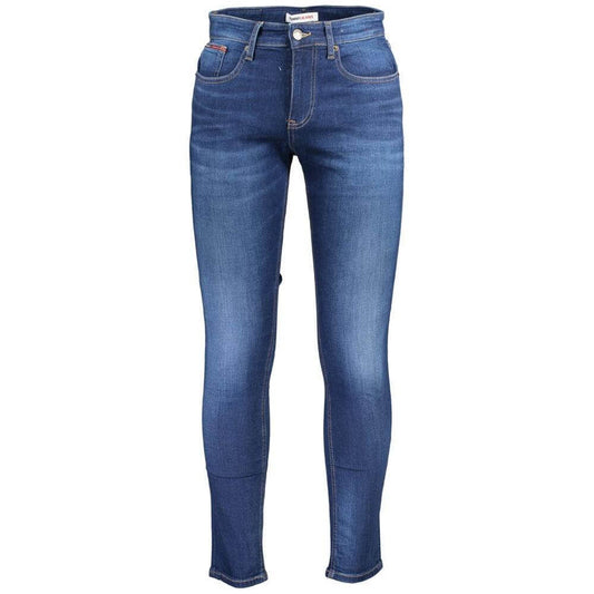 Tommy Hilfiger Blue Cotton Jeans & Pant