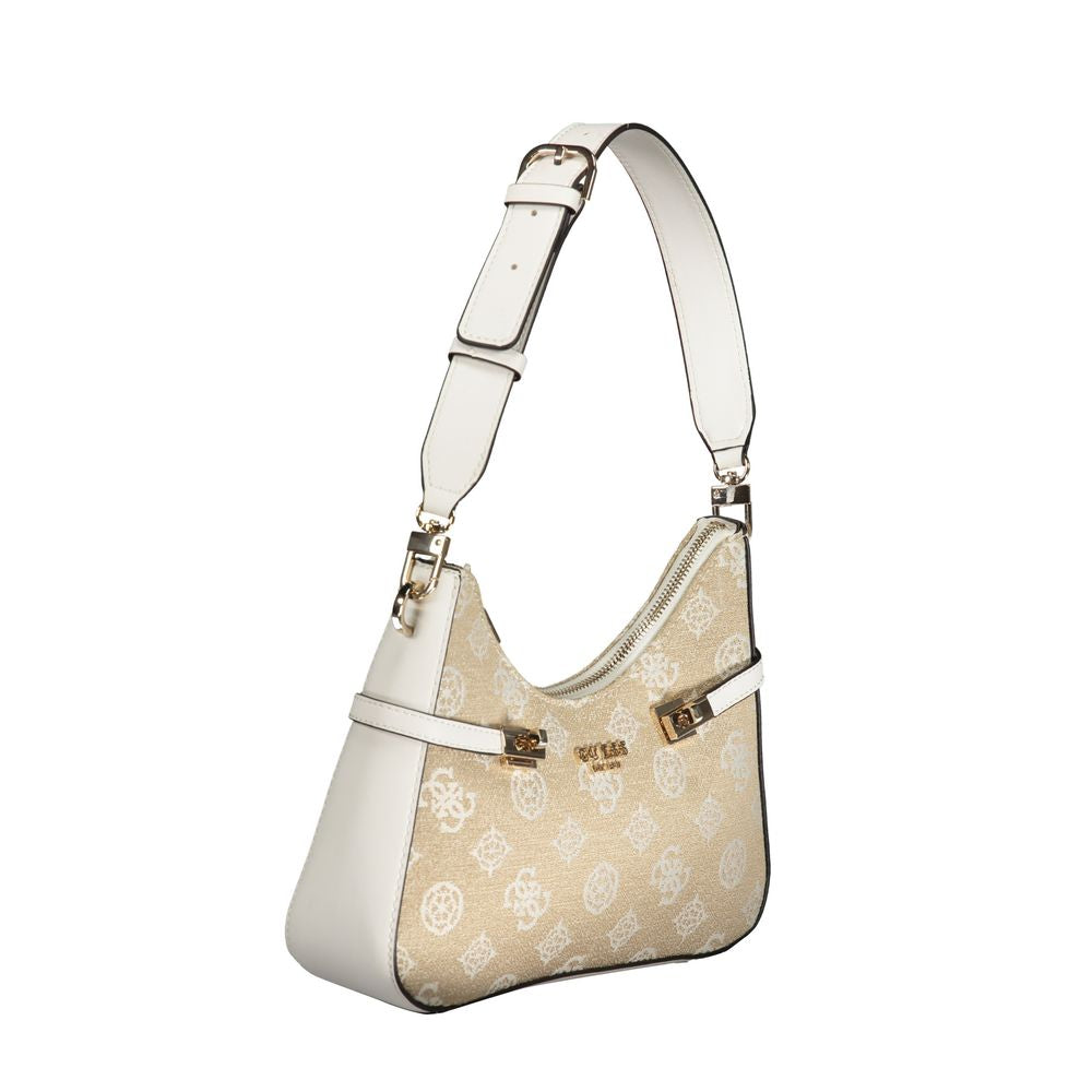 Front view with bag zipped and handles upright.