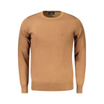 Coveri Moving Brown Nylon Men Sweater CO-33050-XL