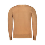 Coveri Moving Brown Nylon Men Sweater CO-33050-XL