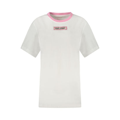 Guess Jeans White Cotton T-Shirt
