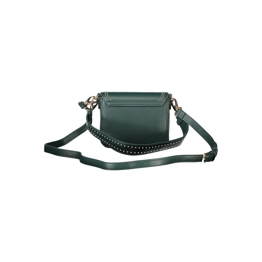 Front view with bag zipped and handles upright.