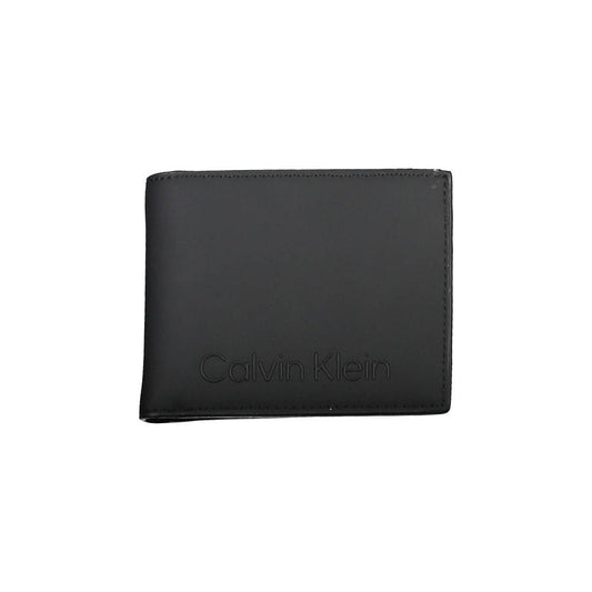 Calvin Klein Black Polyester Men Wallet