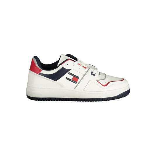 Tommy Hilfiger White Leather Men Sneaker