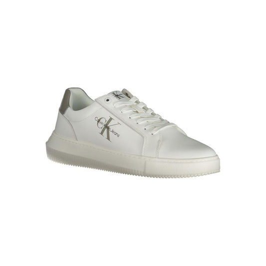 Calvin Klein White Leather Men Sneaker