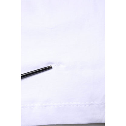 Dolce & Gabbana White Cotton DG Embroidery Crew Neck T-shirt