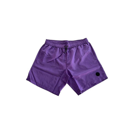 Trussardi Beachwear Purple Polyester Men Swim Short TR-24815-M