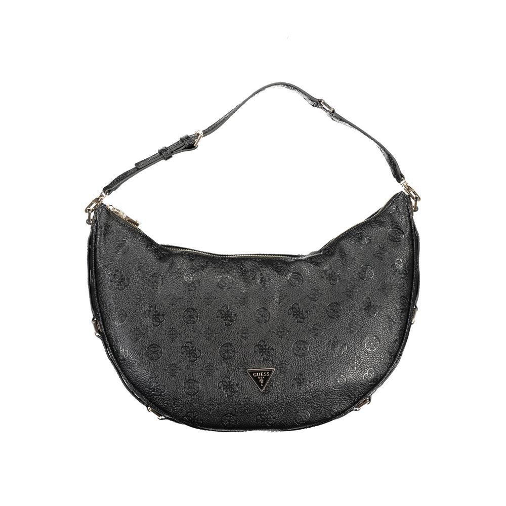 Guess Jeans Guess Jeans Black Polyethylene Handbag GU-32201