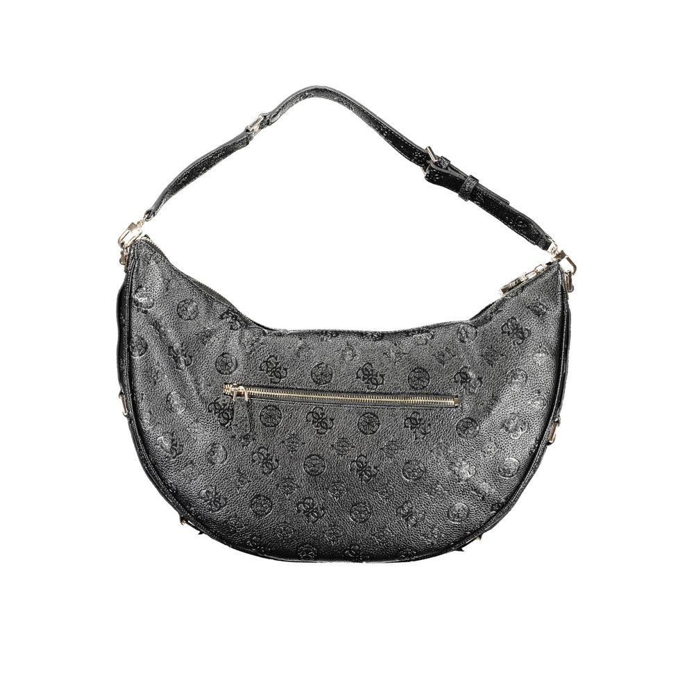 Guess Jeans Guess Jeans Black Polyethylene Handbag GU-32201