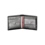 Tommy Hilfiger Black Leather Men Wallet TO-38138