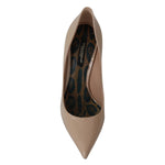 Dolce & Gabbana Beige Patent Leather Stiletto Heel Pumps LA7723-36.5