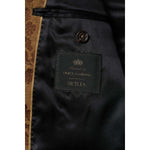 Dolce & Gabbana Brown Floral Jacquard SICILIA 2 Piece Suit KOS2321-48