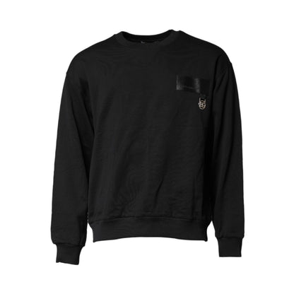Dolce & Gabbana Black DG Logo Crew Neck Sweatshirt Sweater