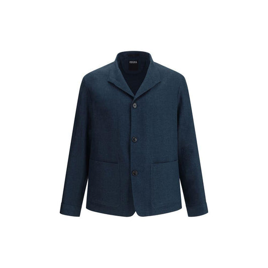 ZEGNA Luxury linen and wool Men Jacket