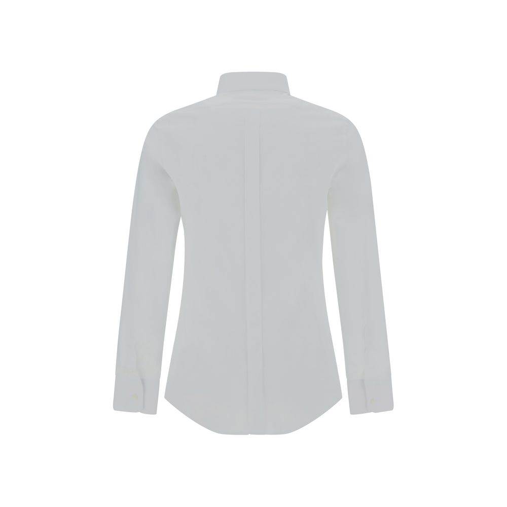 Back view of Dolce & Gabbana Shirt, cotton with slim fit, classic collar, button closure and cuffs, made in Italy, AW25 collection.