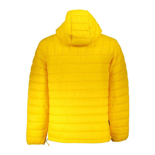 Napapijri Yellow Polyamide Men Jacket NA-21687-XS
