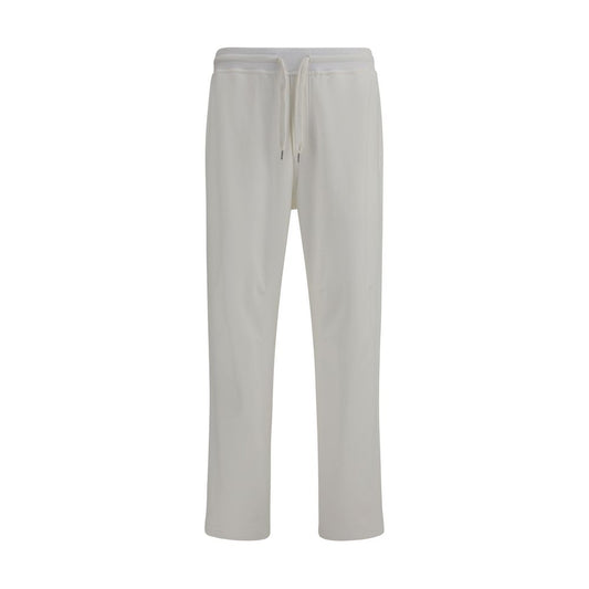 Brunello Cucinelli White Cotton Joggers (Workout Pants)