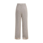 Brunello Cucinelli Ribbed lurex Pants BR-MAZ260299PCXB87-S