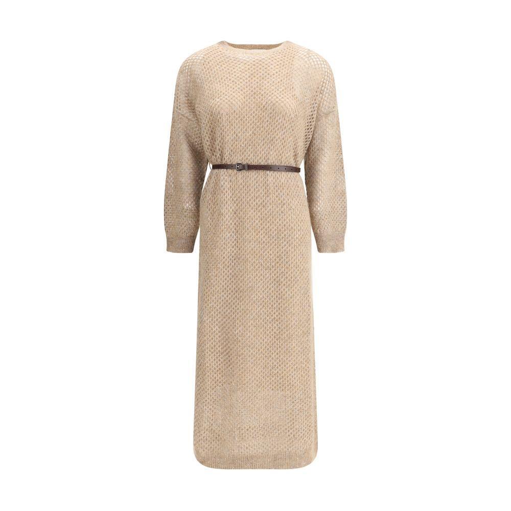 Brunello Cucinelli Perforated long Dress BR-MPS732A90PC3592-S