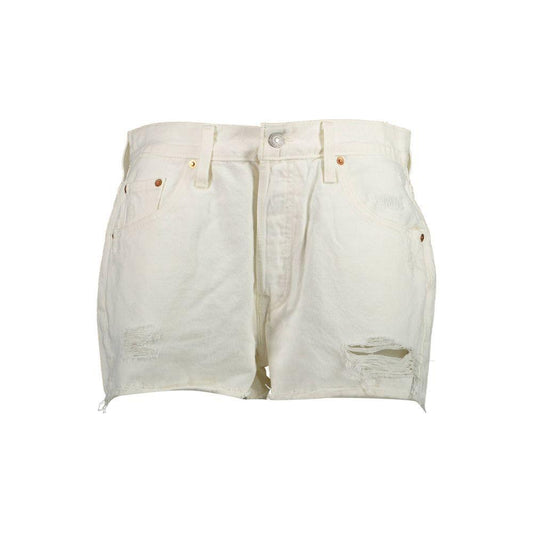 Levi's White Cotton Women Jeans LE-19327-W24