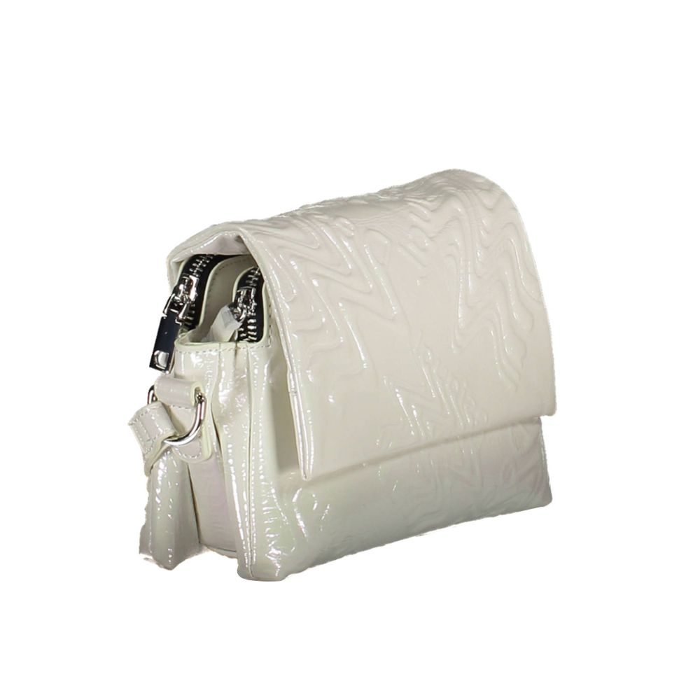 Desigual White Polyethylene Handbag